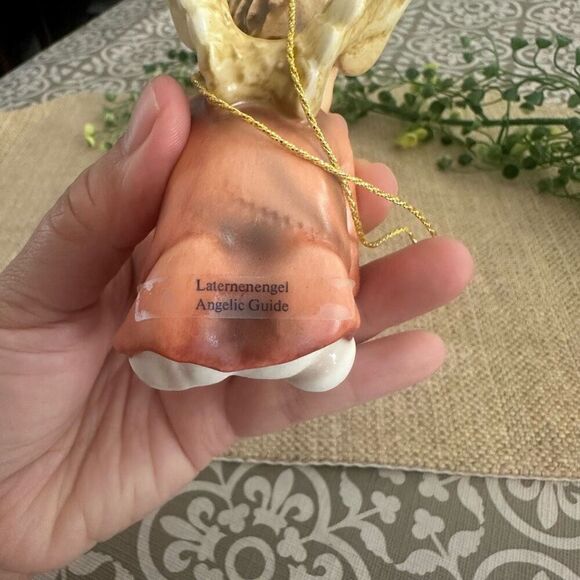 Hummel Goebel Lantern Angel “Angelic Guide" Ornament Figurine 1991 TMK 7 - Picture 8 of 10